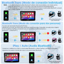 Carpuride W502Pro/W702 Pro - Opción TPMS | Estéreo portátil inalámbrico para motocicleta con Bluetooth dual, intercomunicador, brújula y barómetro