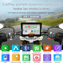 Carpuride W702RS Pro - Estéreo para motocicleta Plug-and-Play con sistema BSD y detección de radar